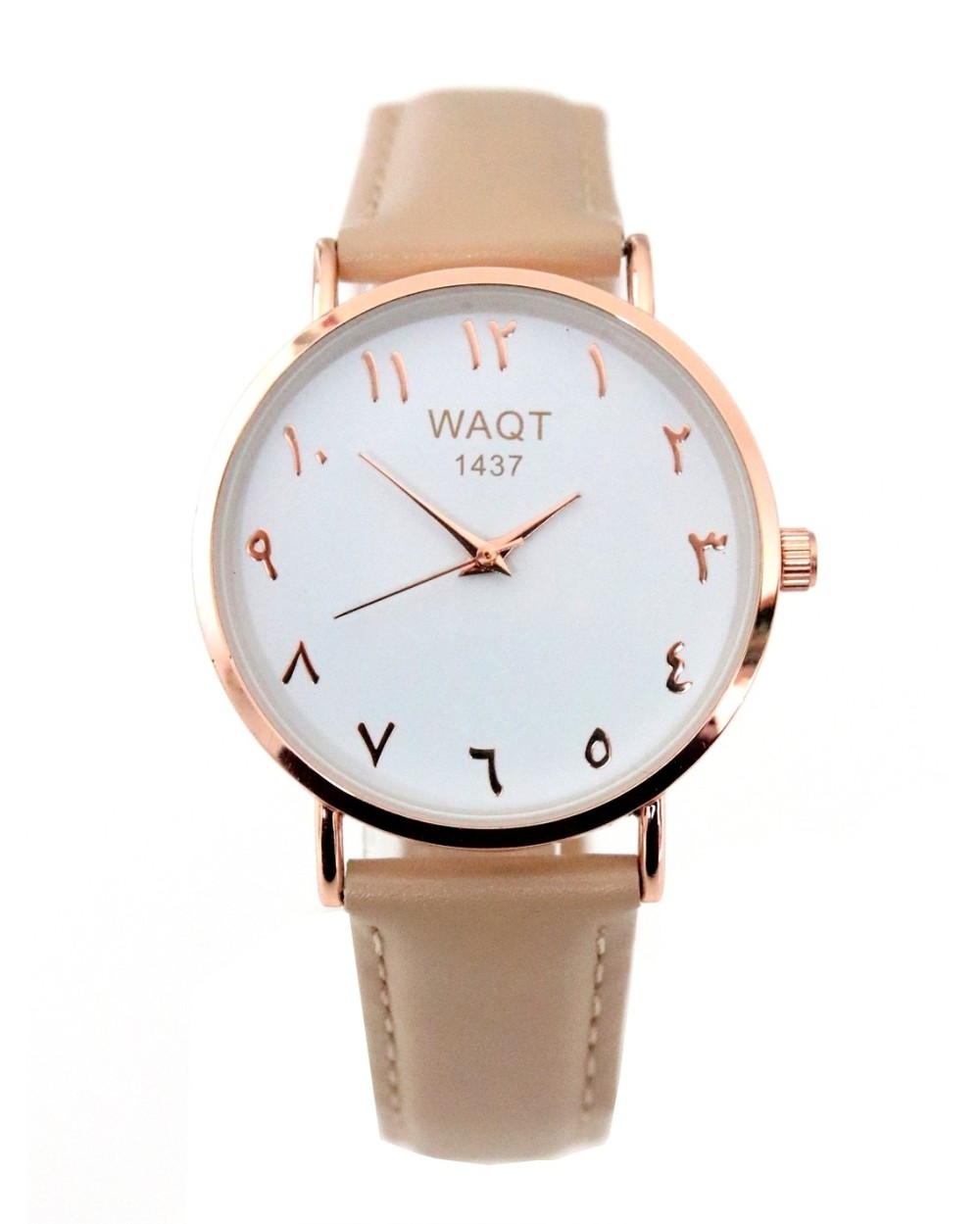 Montre Jihane chiffres arabes Waqt1437