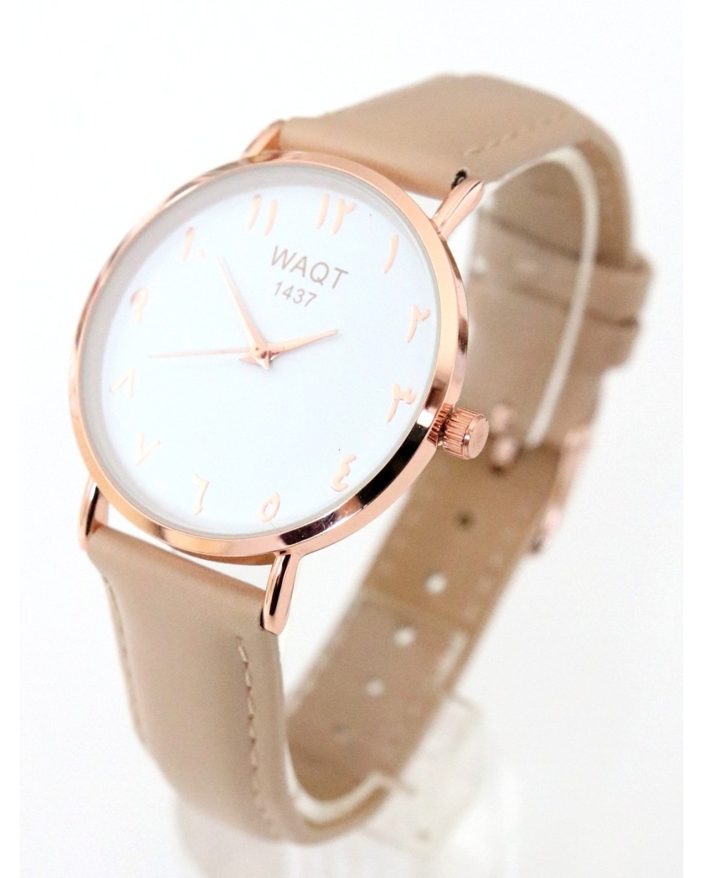 Montre Jihane chiffres arabes Waqt1437