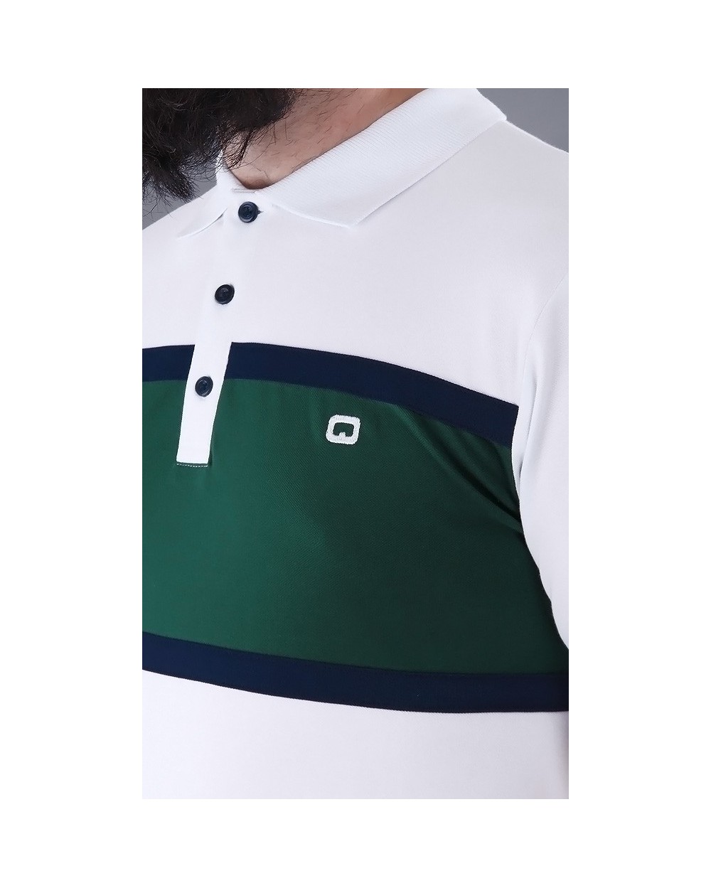 Qaba'il three-color polo shirt