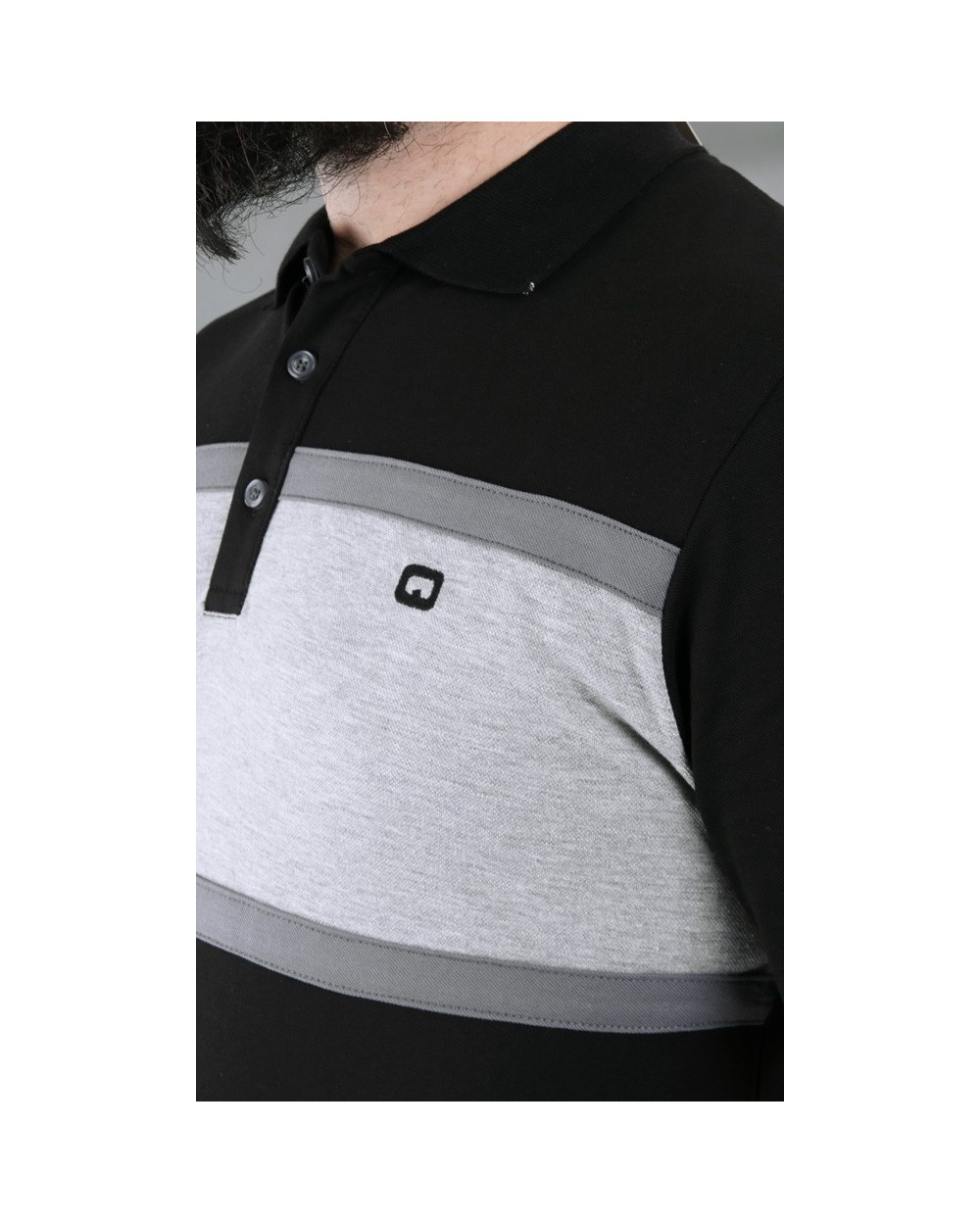 Qaba'il three-color polo shirt