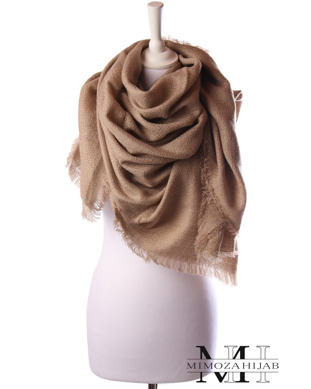 Maxi Cozy Scarf with metallic filament