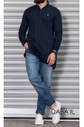 Polo Qaba'il straight collar long sleeves
