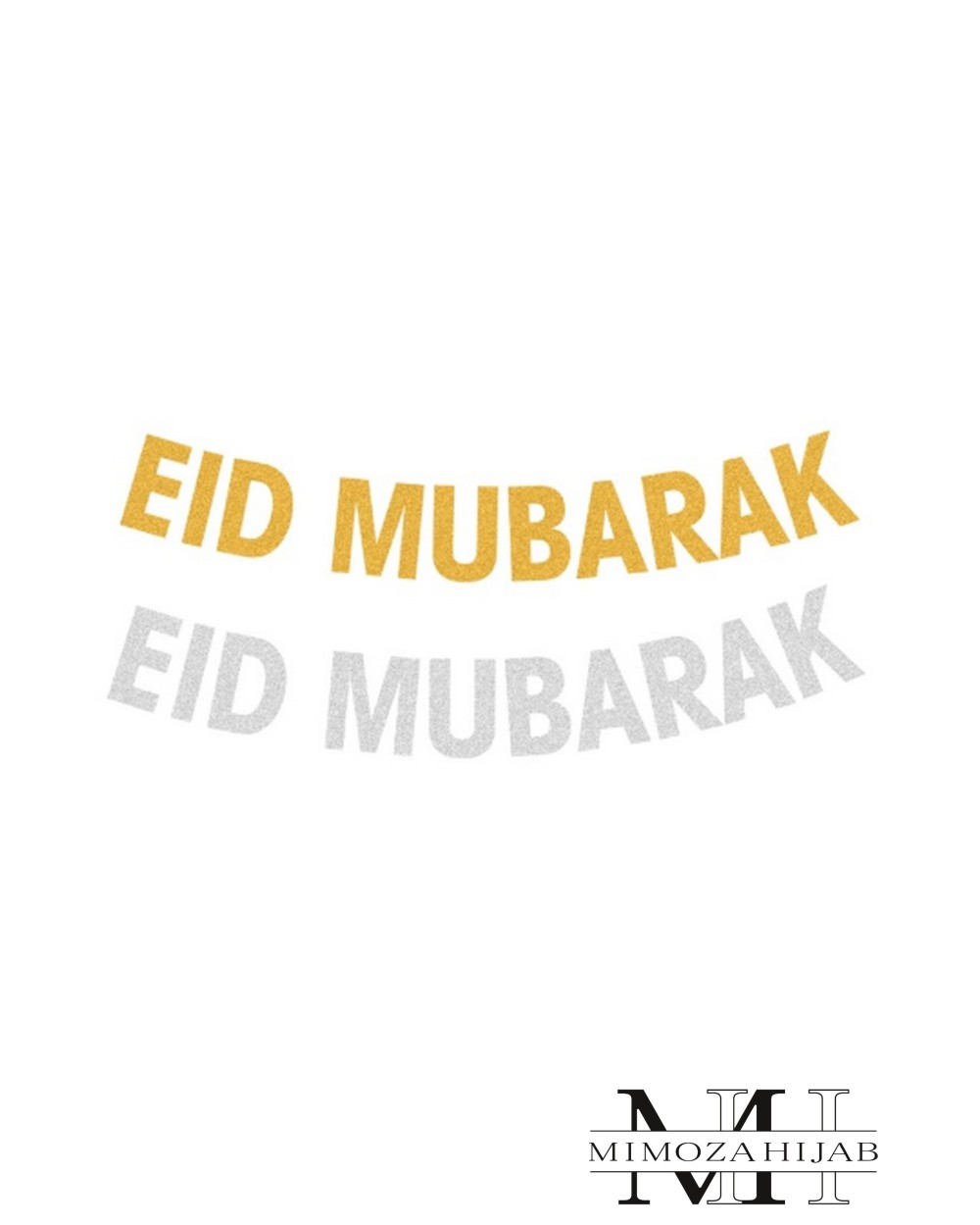 Guirlande décoration EID MUBARAK fête musulmane