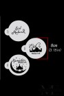 Lot de 3 petits pochoirs Eid et Ramadan Mubarak