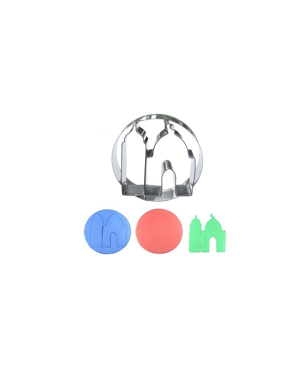 Cake mold - cookie cutter and minaret in circle