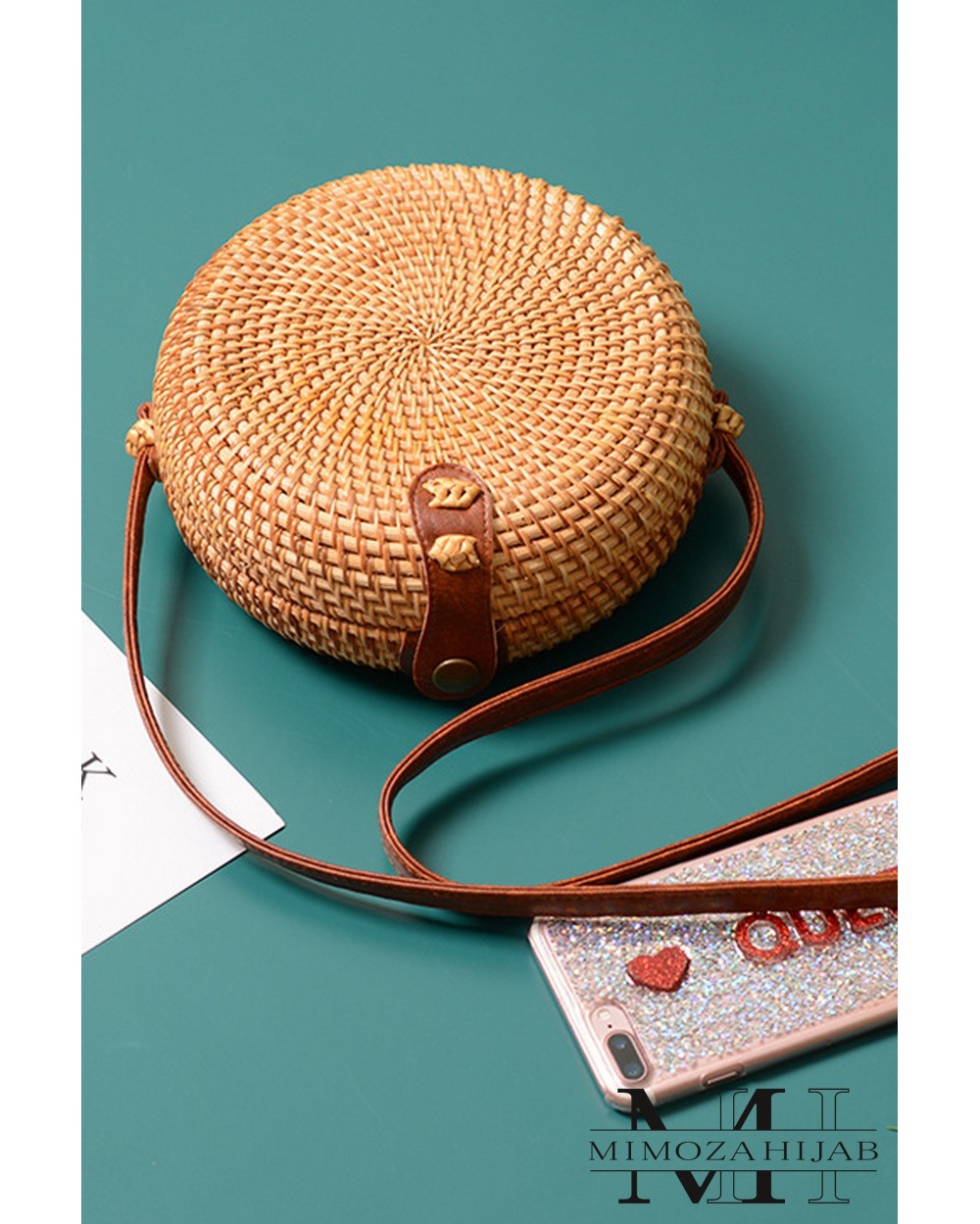 wicker shoulder bag