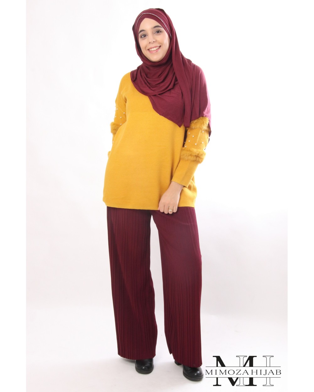 Maxi Pantalon Pakita plissé