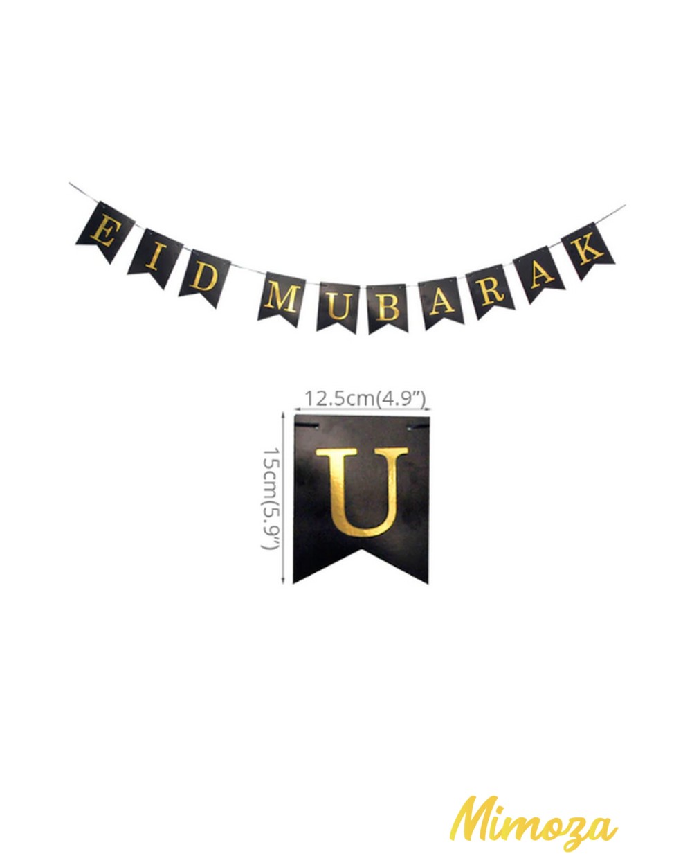 Eid Mubarak pennant banner