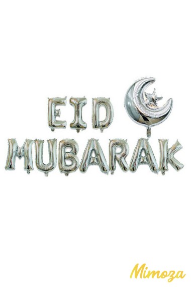Eid Mubarak decoration with...