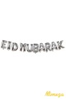 Eid Mubarak decoration in pink metallic inflatable balloons