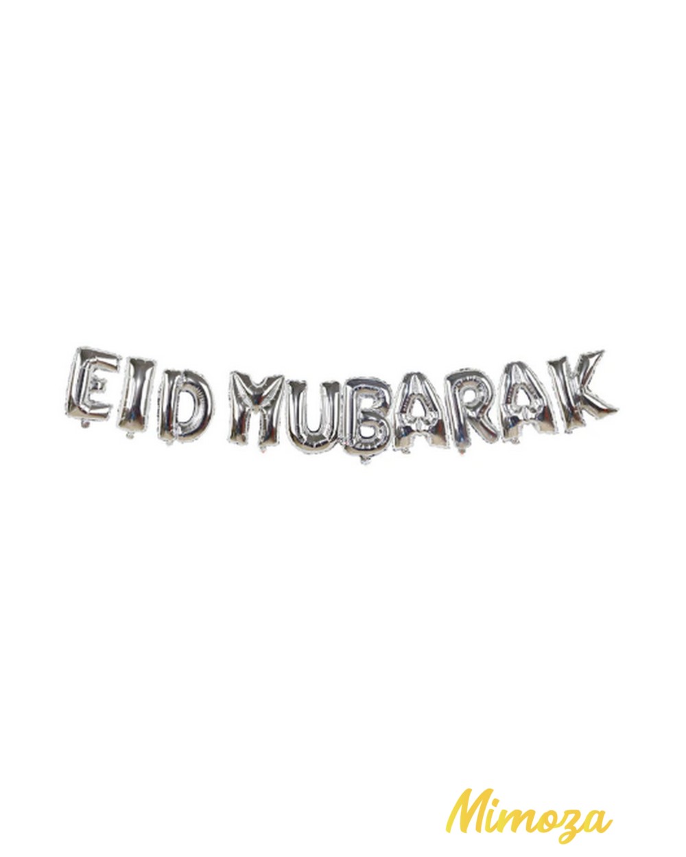 Décoration Eid Mubarak en ballons gonflables métallisés