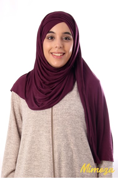 Hijab Firdaws à enfiler jersey