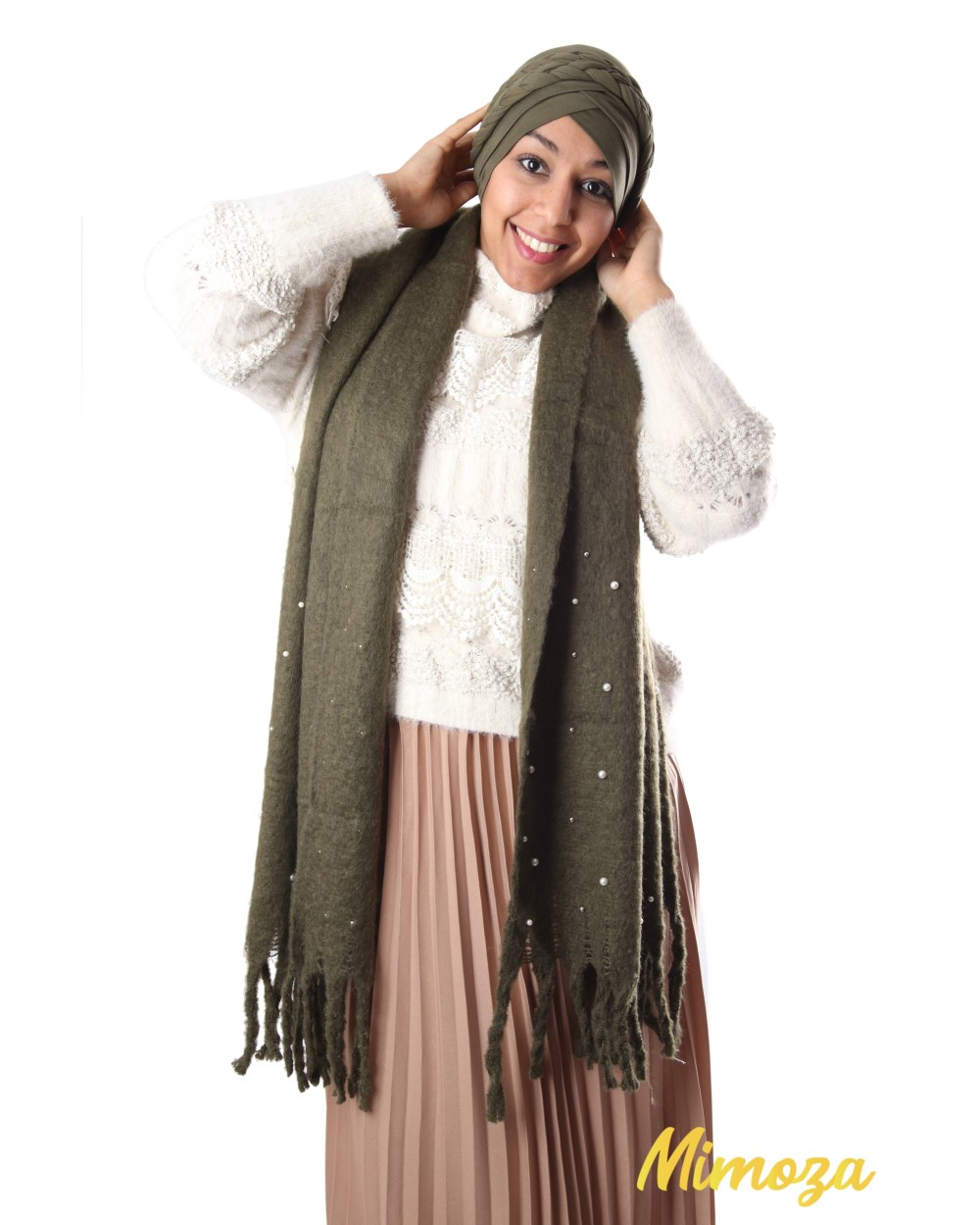 Rectangular Perly scarf