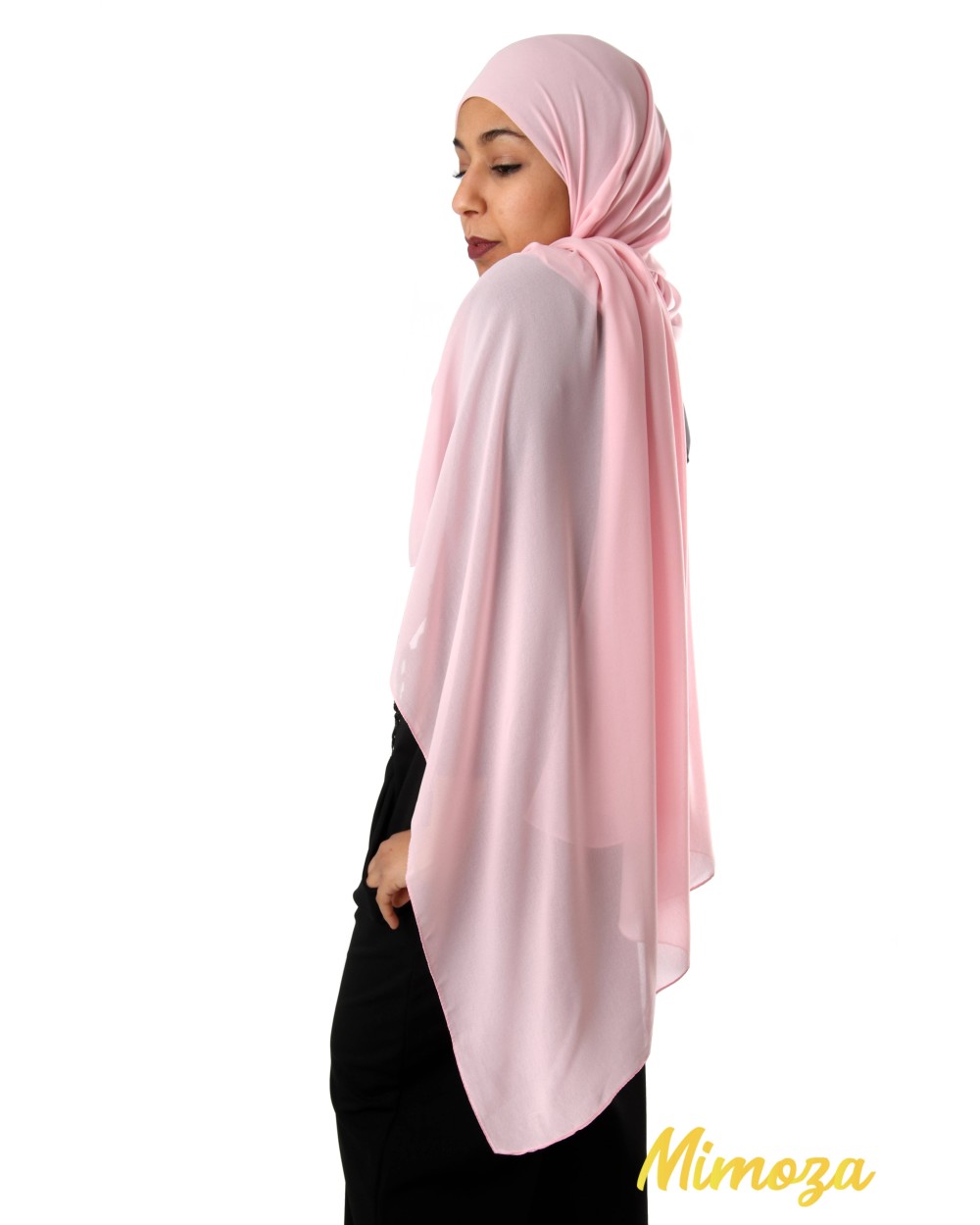 Nissa square chiffon hijab 150cm