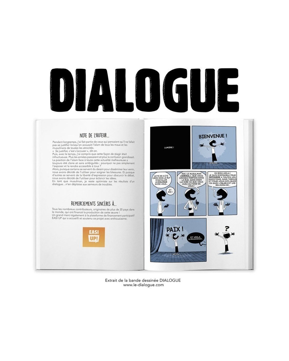 DIALOGUE - TOME 1 - BDOUIN (BANDE DESSINÉE PARTICIPATIVE)