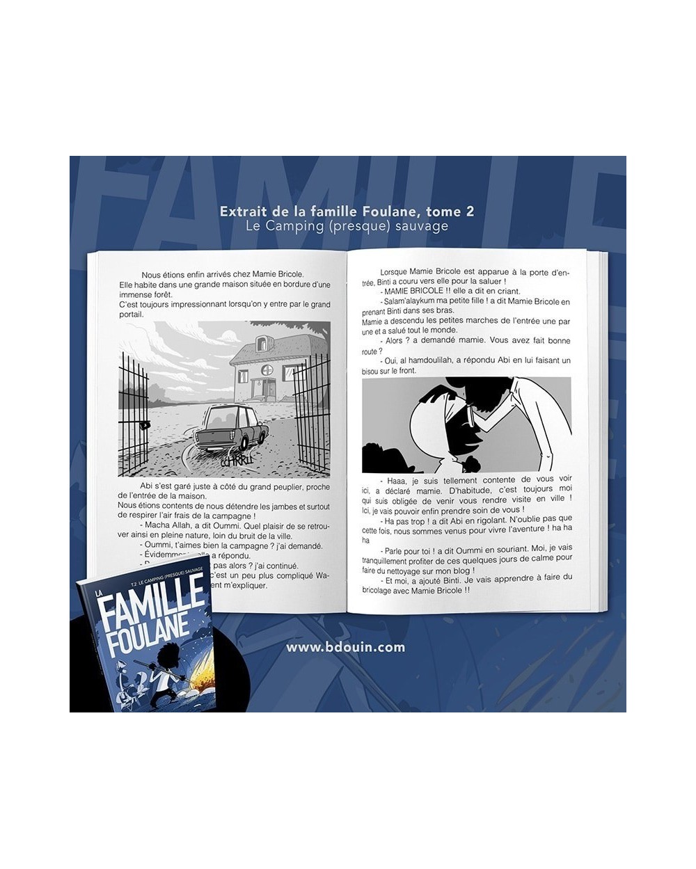 LA FAMILLE FOULANE (TOME 2) - CAMPING (PRESQUE) SAUVAGE - BDOUIN