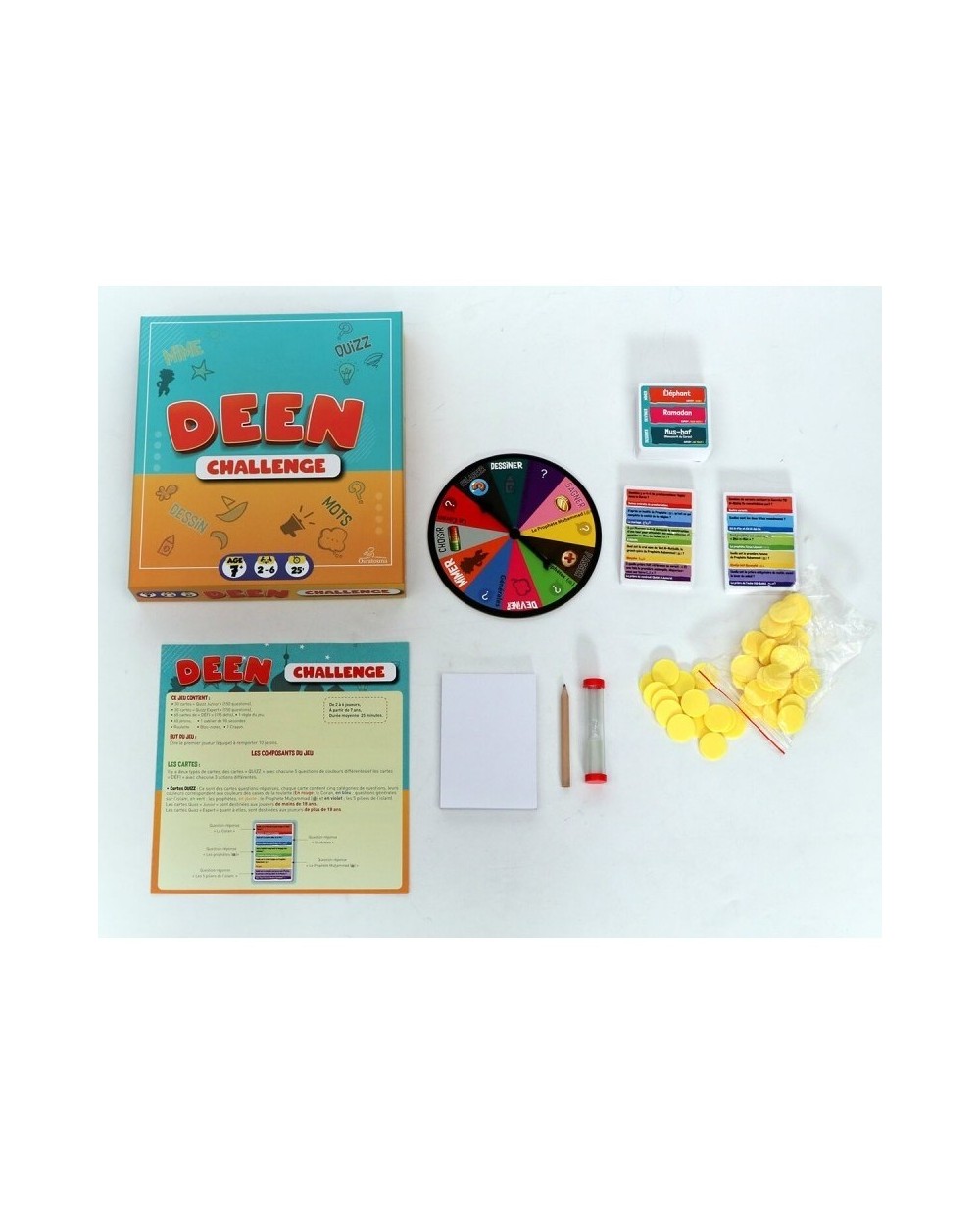 DEEN CHALLENGE - EDUCATIONAL GAME (500 QUESTIONS) - OSRATOUNA