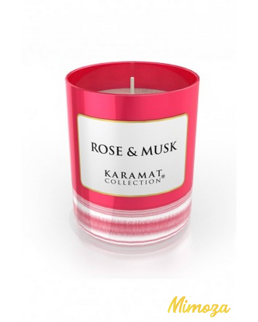 Rose and musk scented candle - Karamat Collection