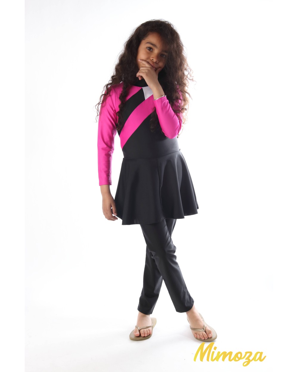 Combinaison burkini IANA avec jupe intégrée + bonnet