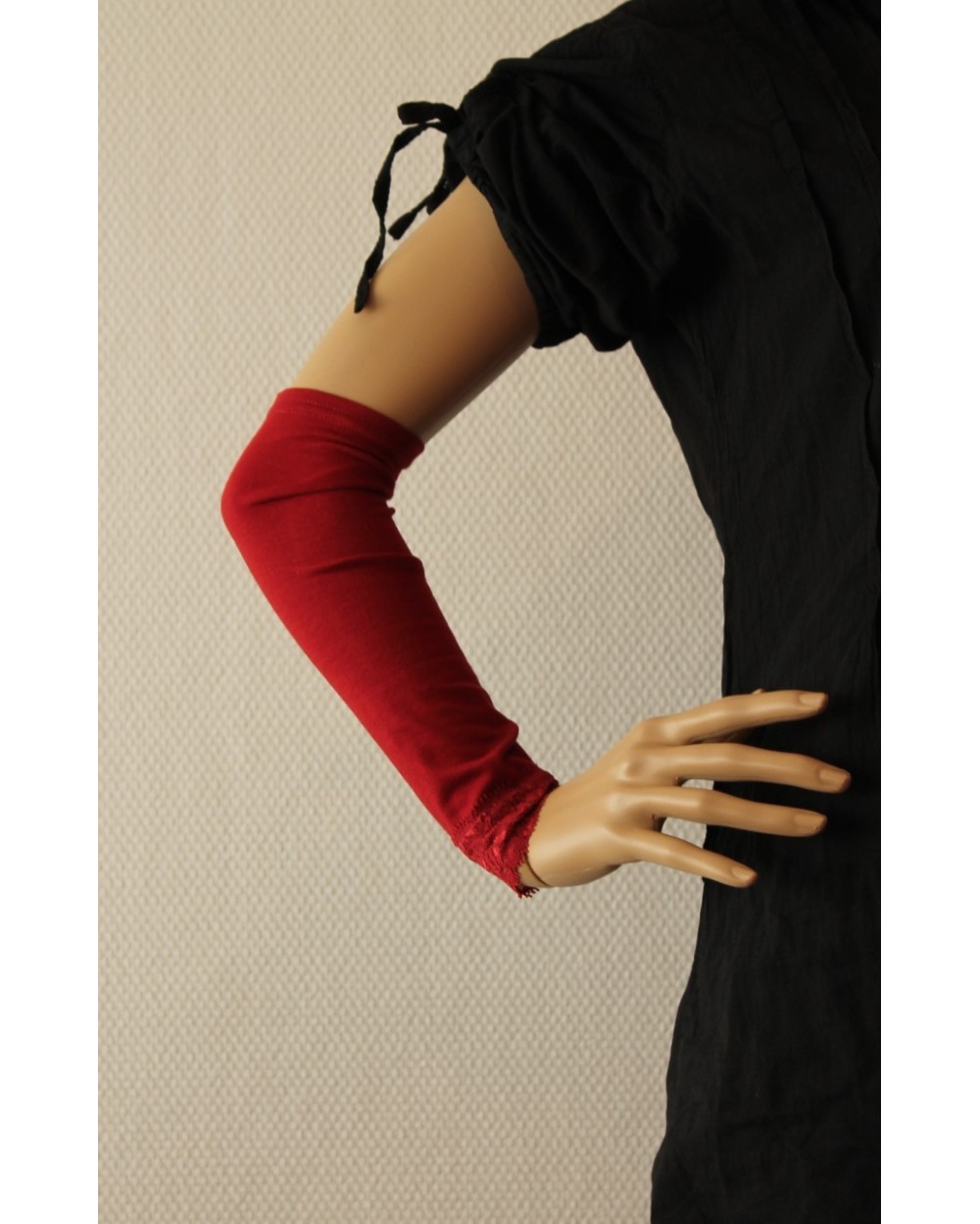 Manchette courte dentelle