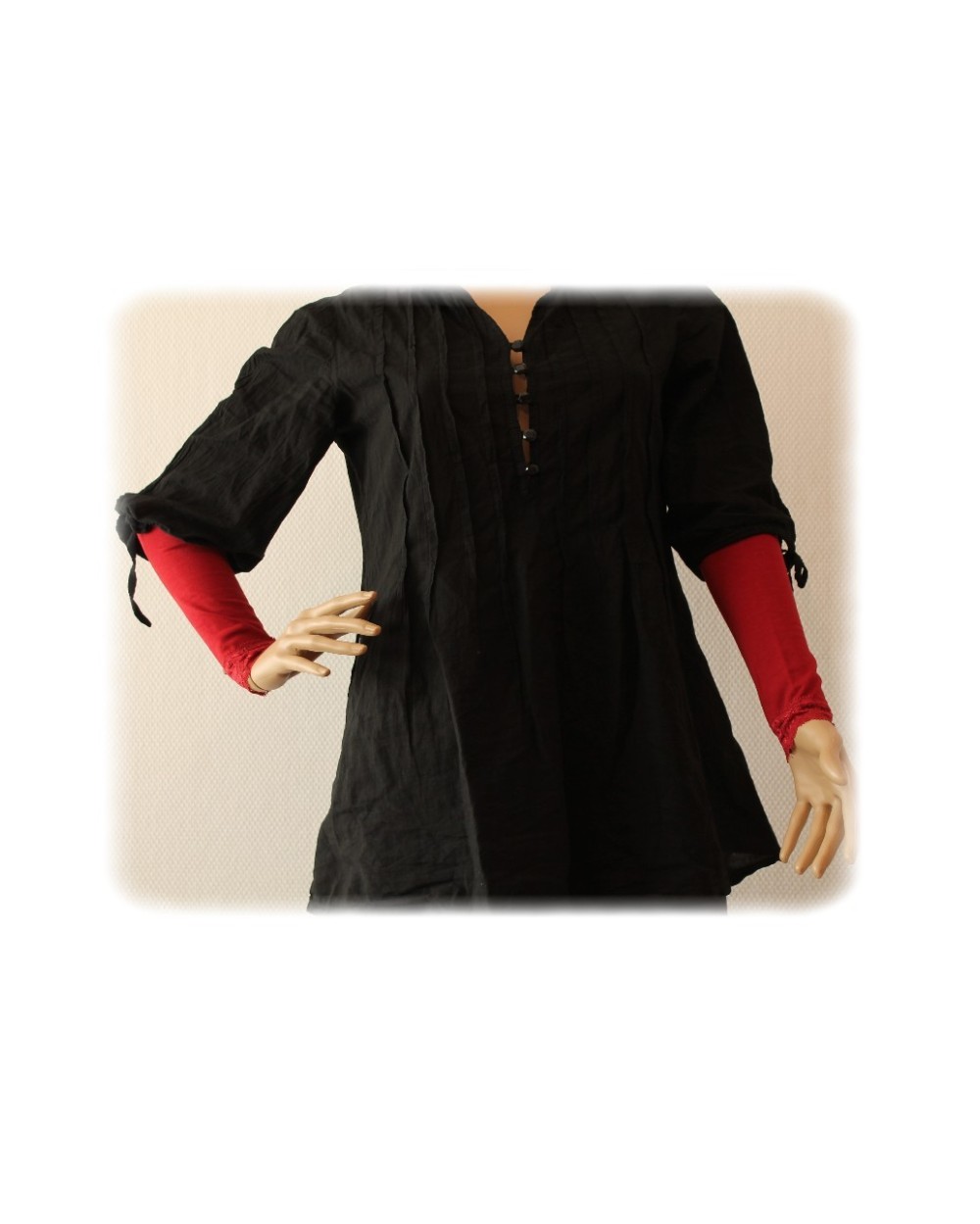 Manchette courte dentelle