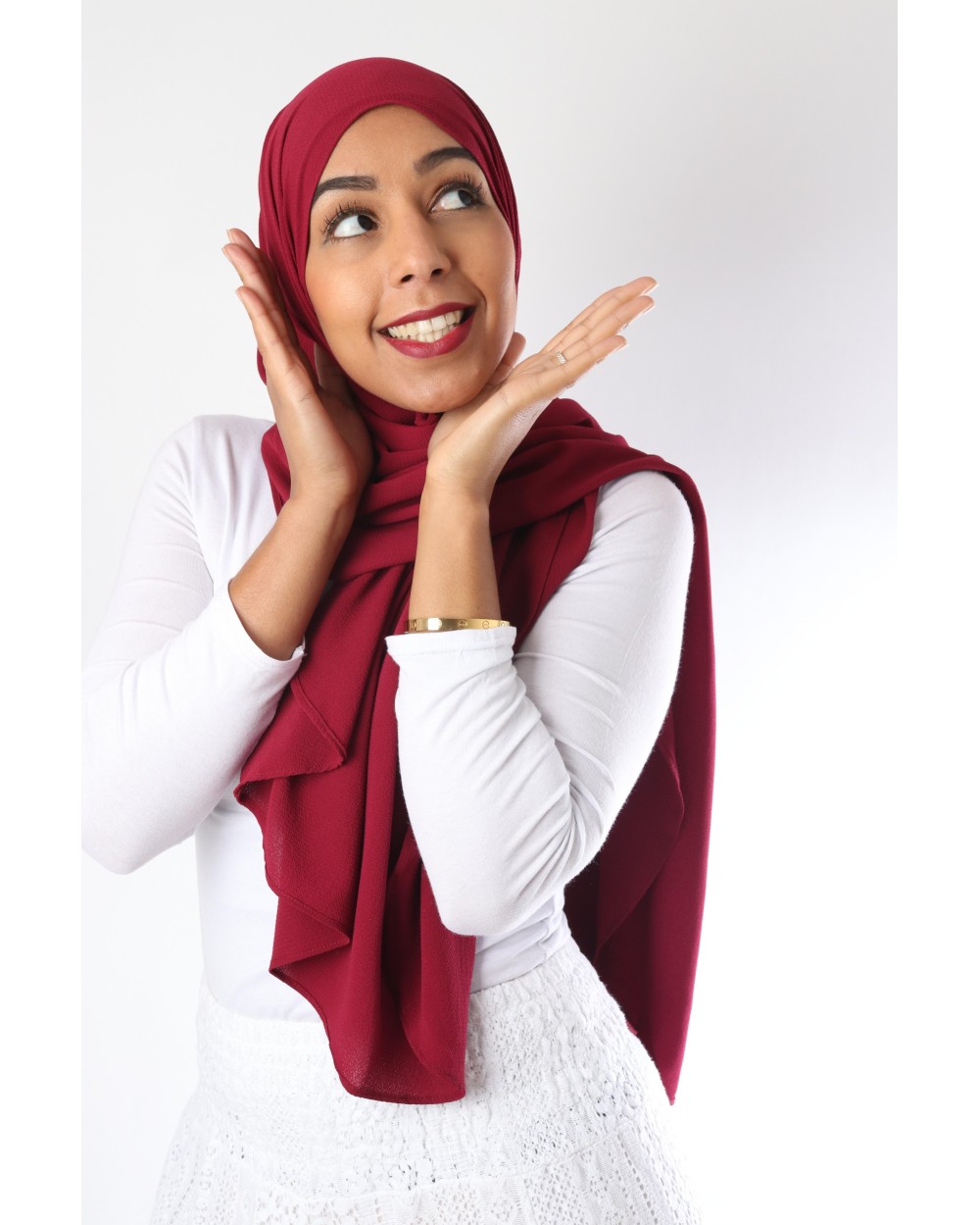 Premium crepe hijab