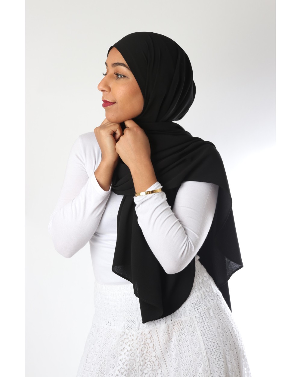 Hijab crêpe Premium