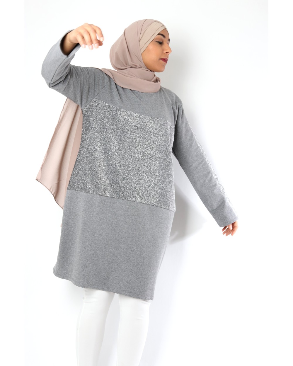 Maxi Pull Roadster avec paillettes incrustées