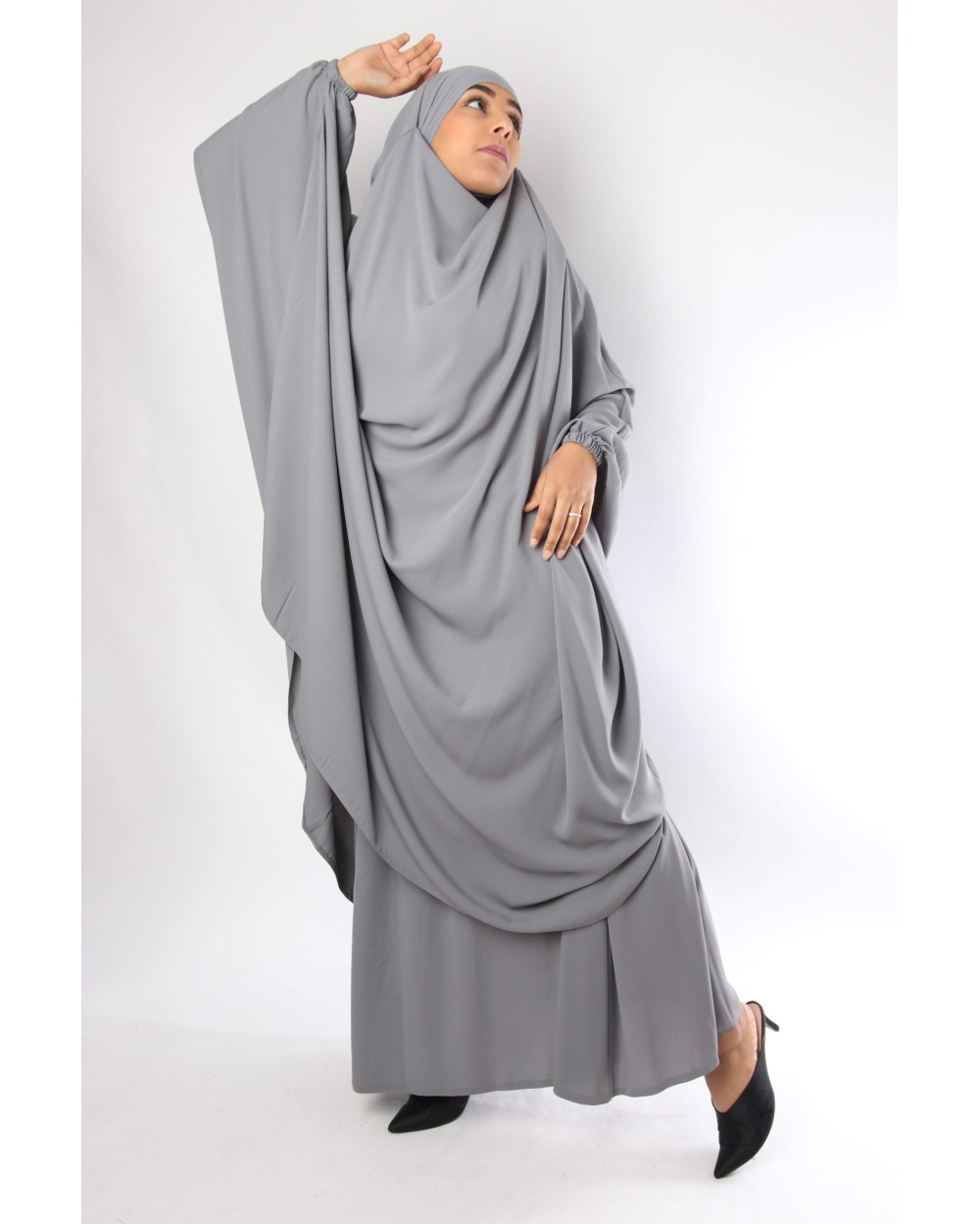 Jilbab butterfly / Skirt Flared El Bassira Caviary