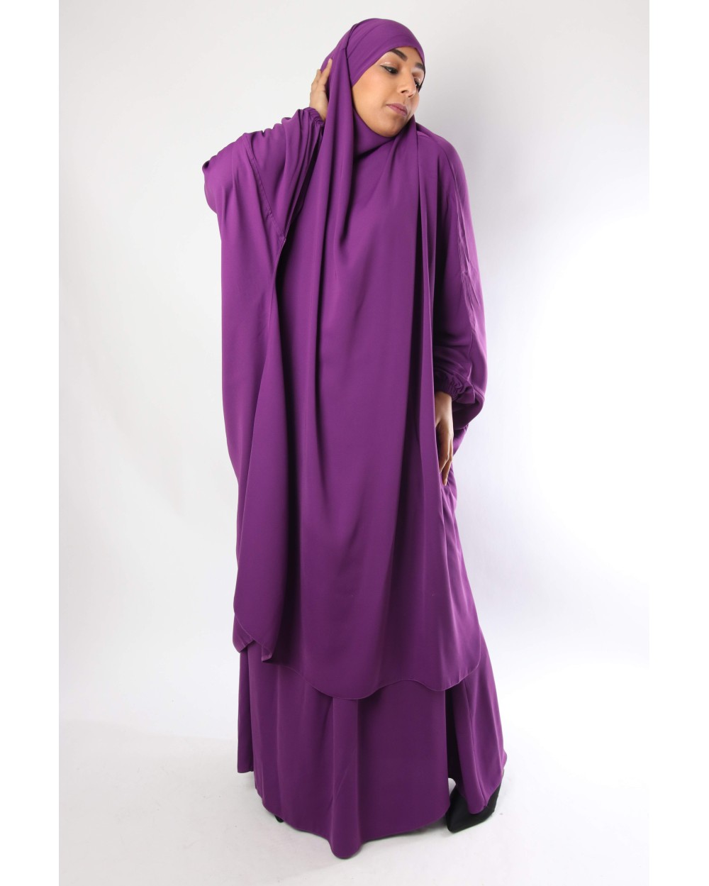 Demi-jilbab / Jupe évasée El Bassira Cubra