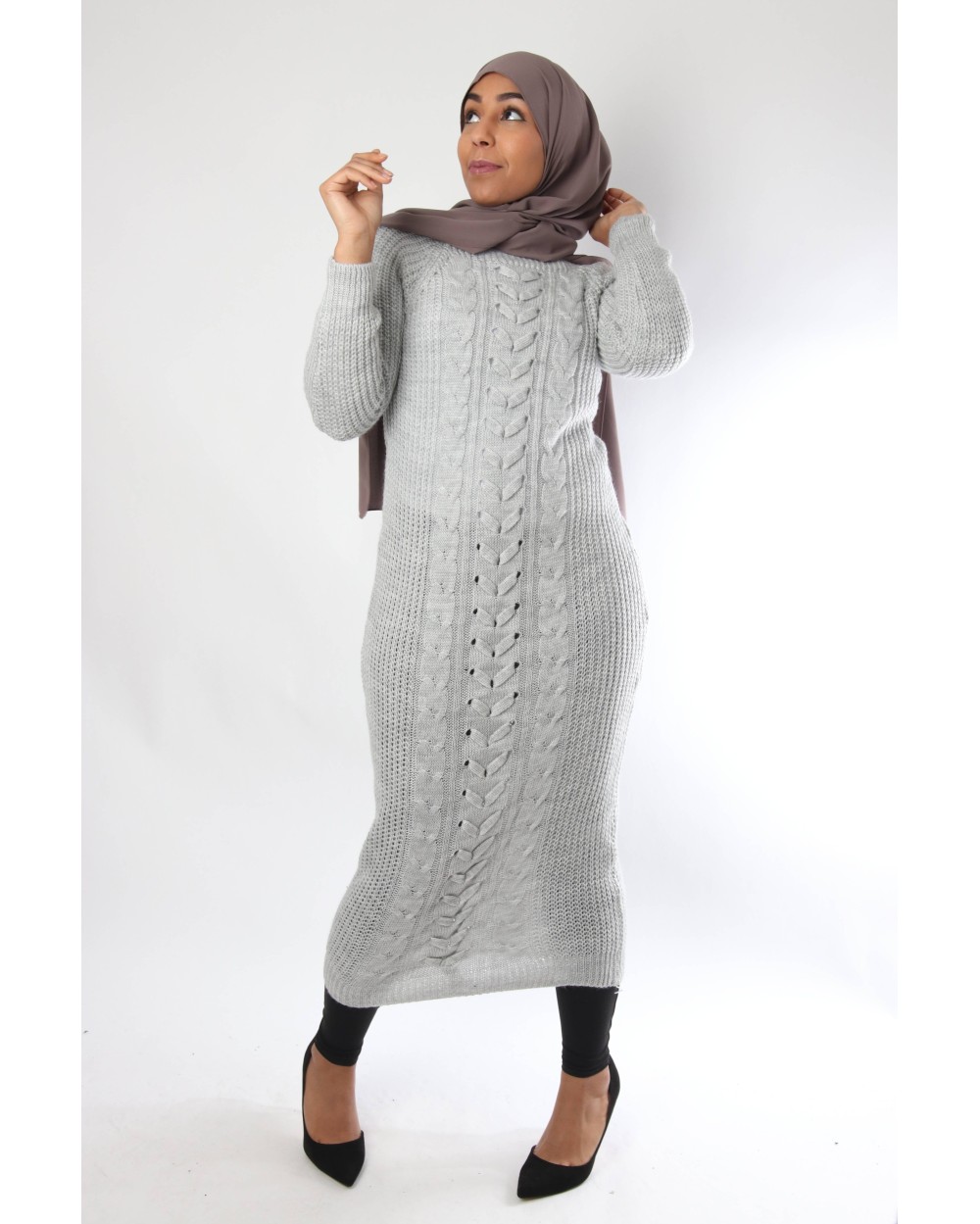 Robe pull longue Rubi