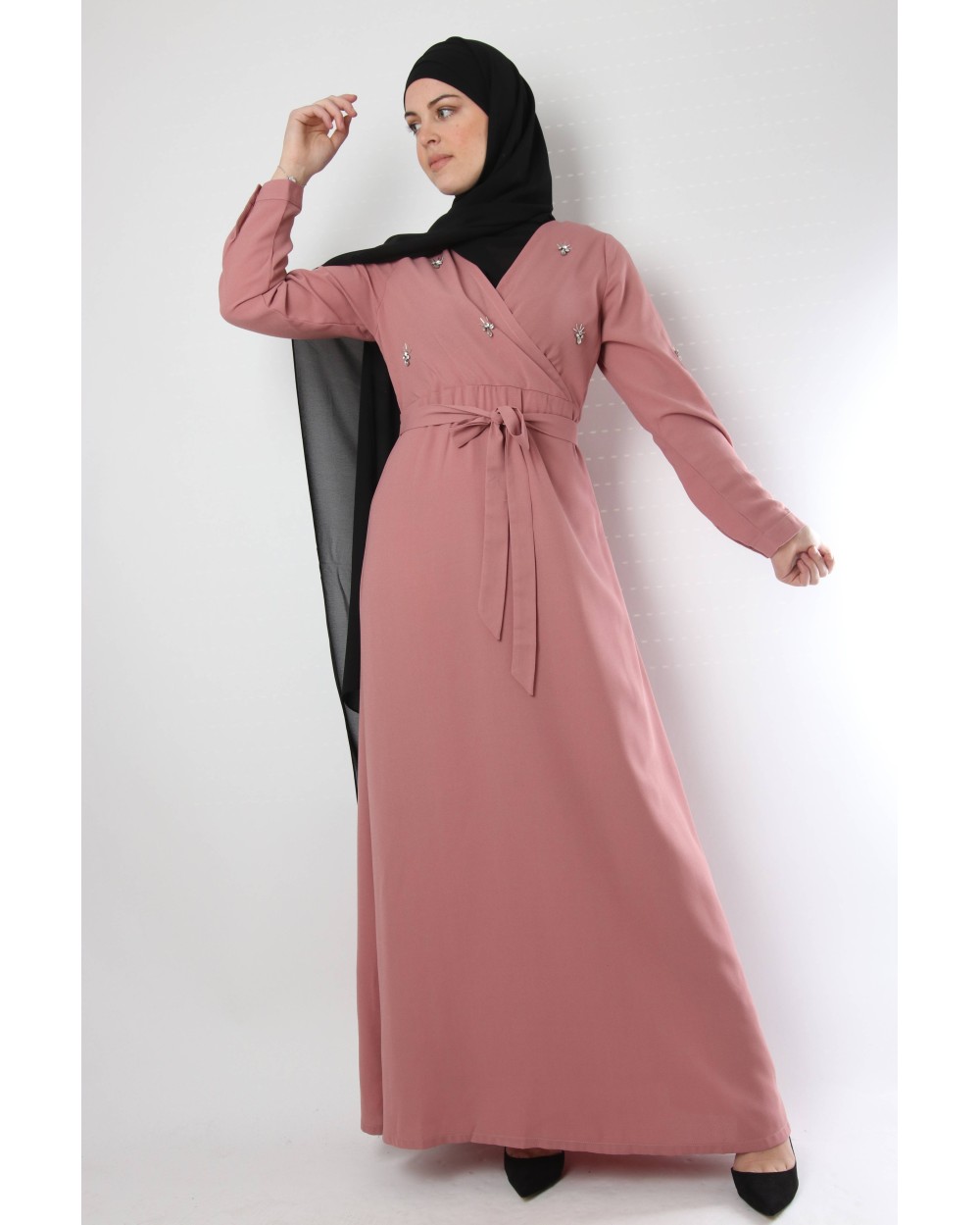 Robe Rudbeckie longue cache coeur