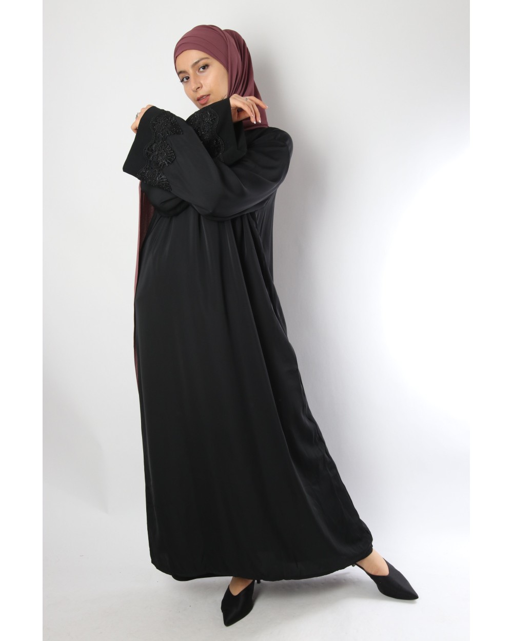 Abaya kimono silk touch