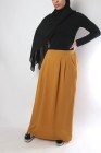 Jupe longue en  crêpe