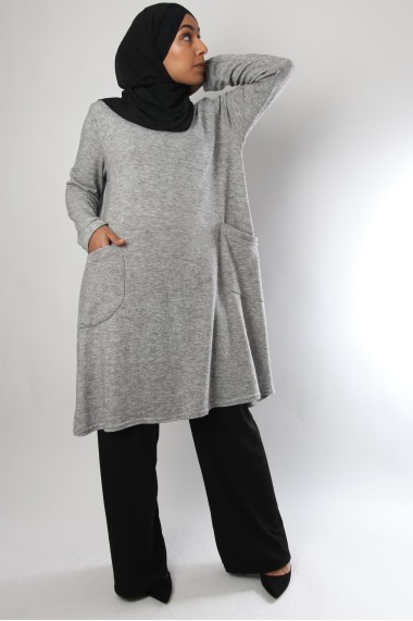 Long Sweater with pockets