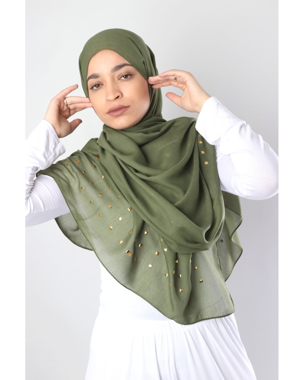 Maxi Hijab clou doré