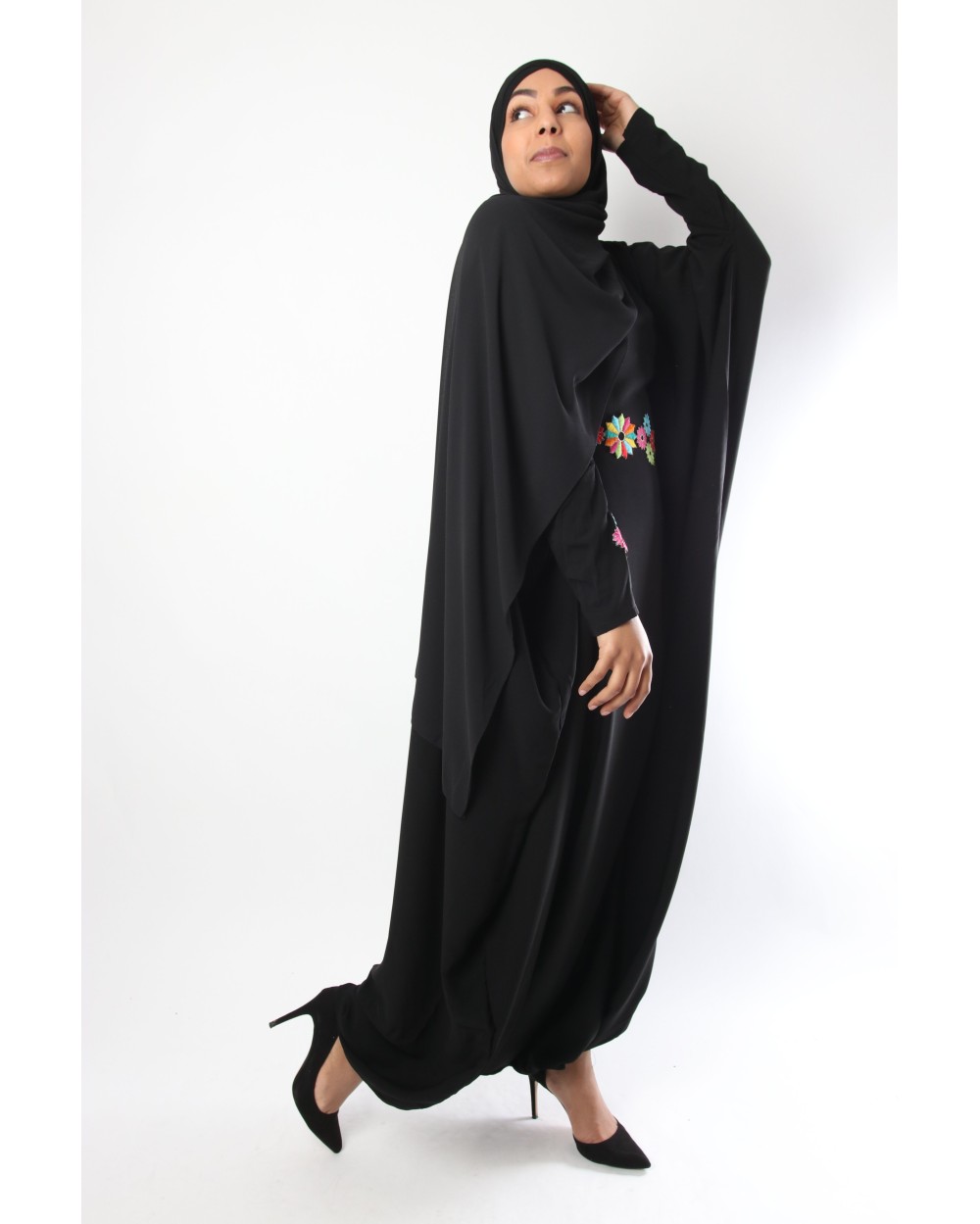 Dress abaya / Harem with Flower