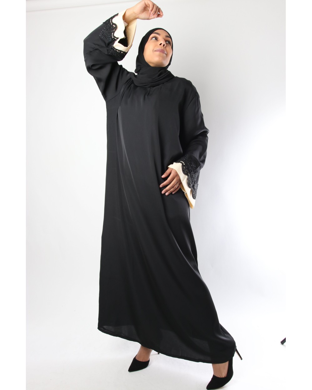 Abaya kimono silk touch