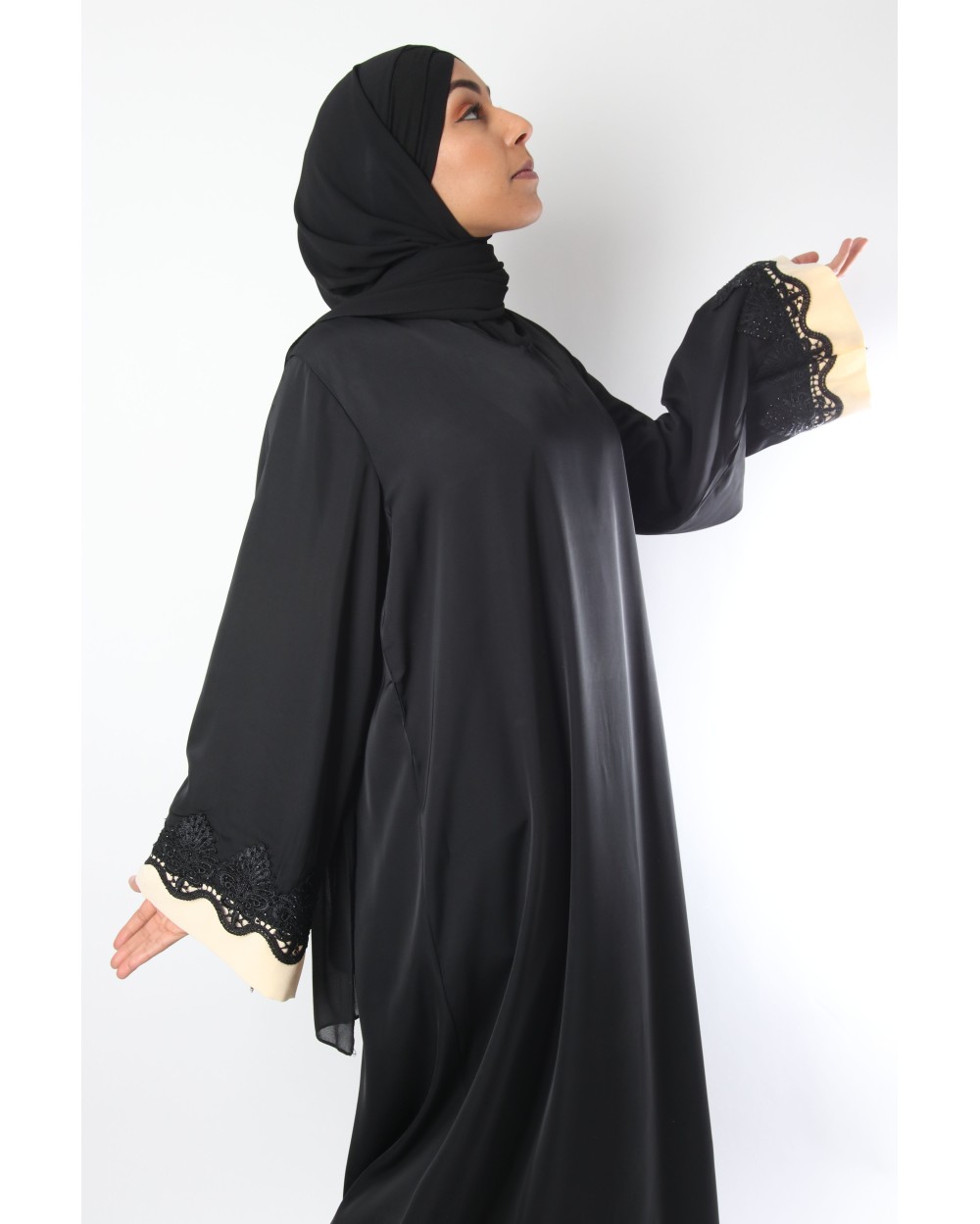 Abaya kimono silk touch