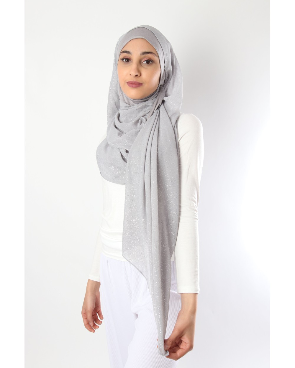 Hijab Easy pailleté prêt à porter