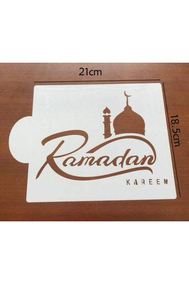 Stencil ramadan mubarak