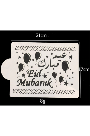 Pochoir Eid Mubarak