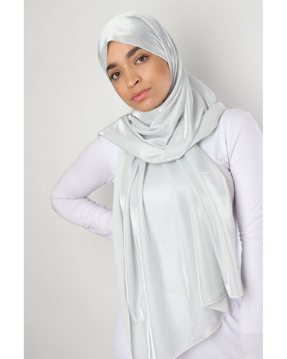 Hijab effet métalisé