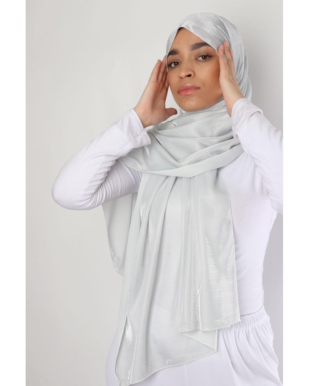 Hijab effet métalisé
