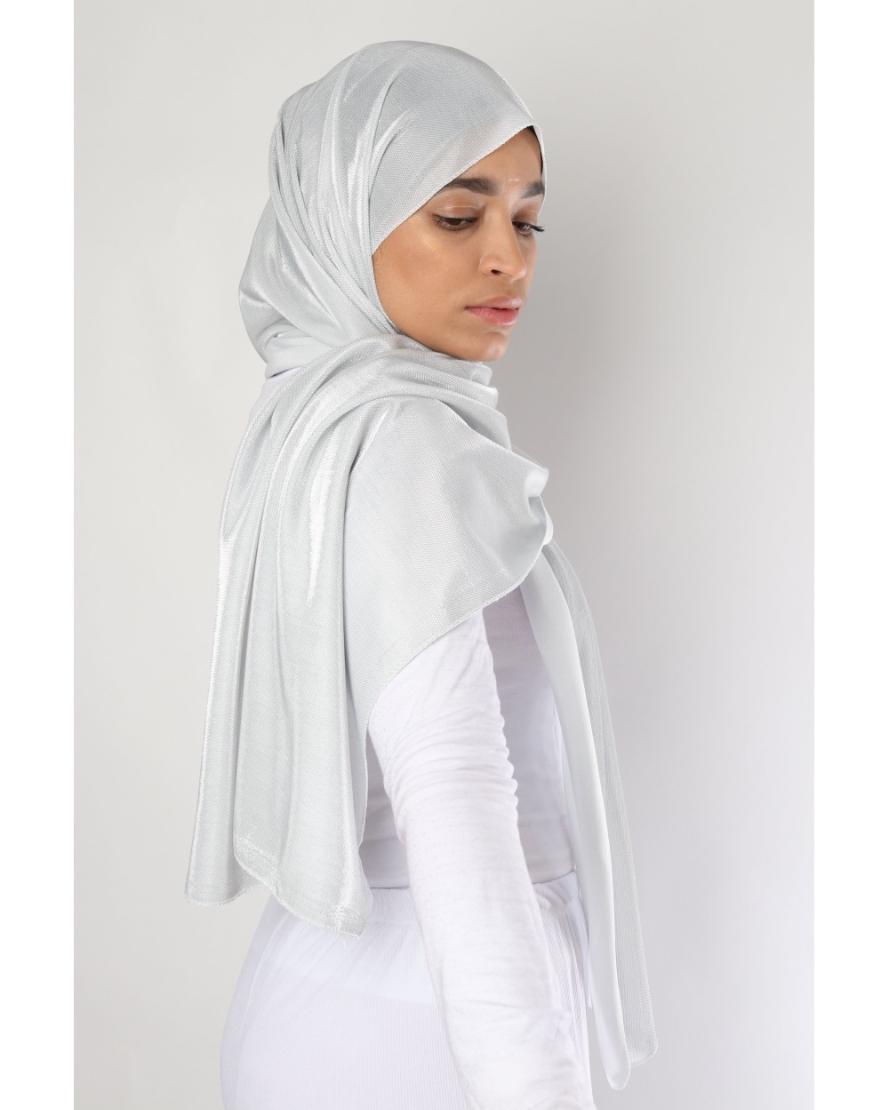 Hijab effet métalisé