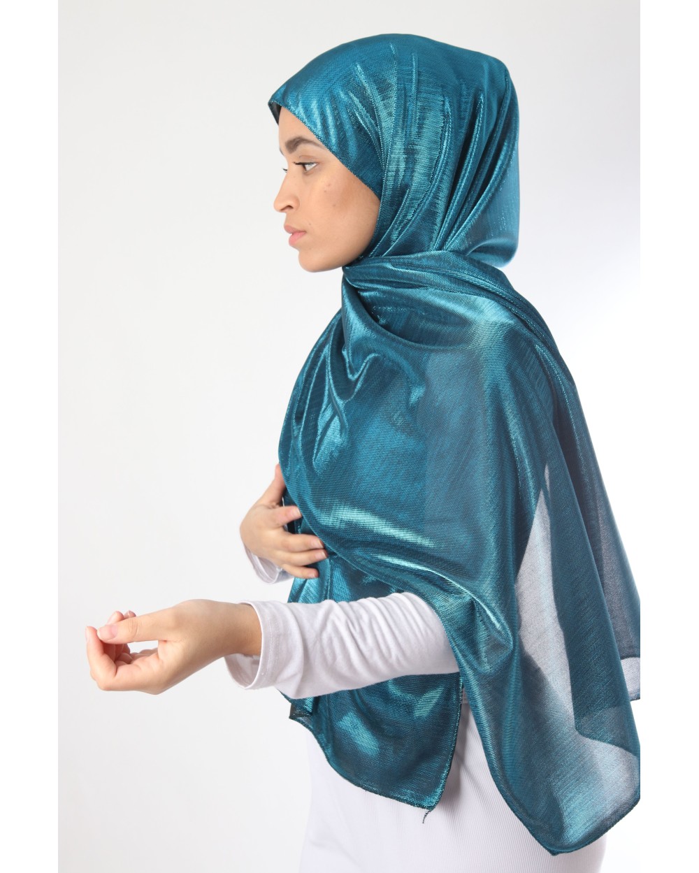Hijab effet métalisé
