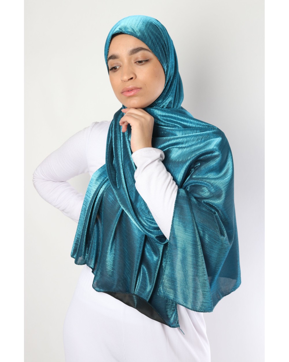 Hijab effet métalisé