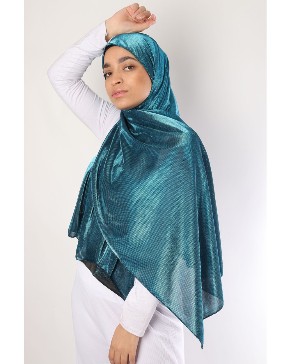 Hijab effet métalisé
