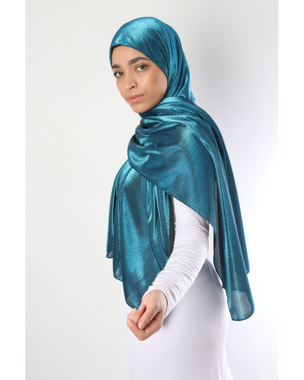 Hijab effet métalisé