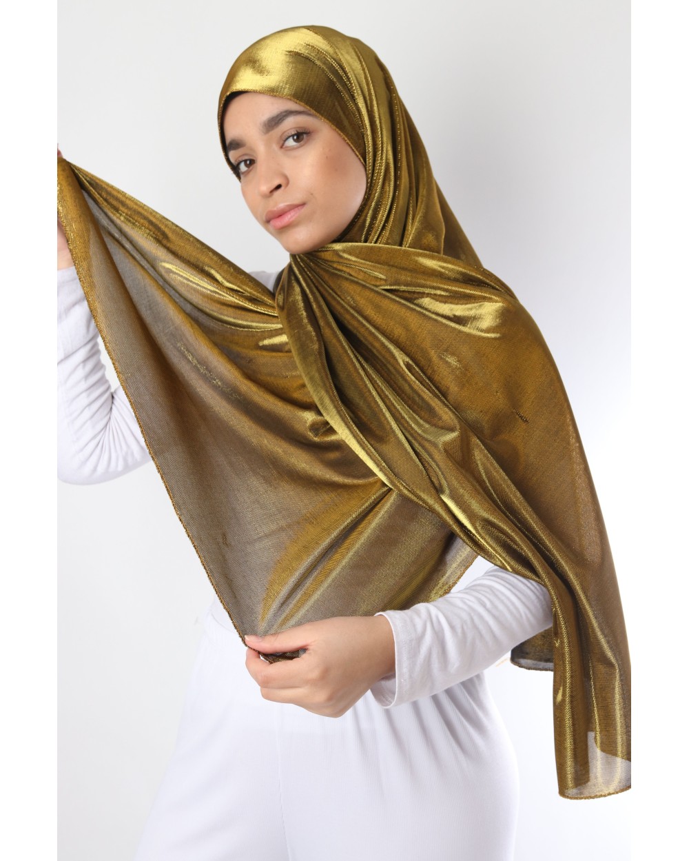 Hijab effet métalisé